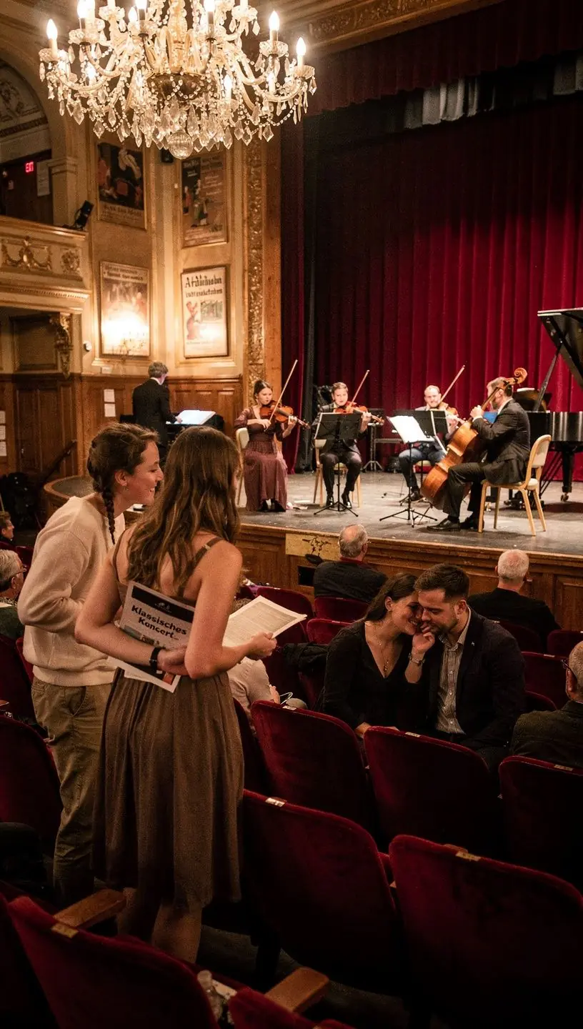 Ein Fotograf fängt die Atmosphäre eines lebhaften Straßenfestes in Deutschland ein.